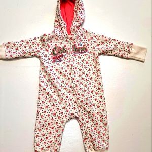 NWOT Oshkosh B'Gosh Girl Floral Onesie - Sz 9 Mns
